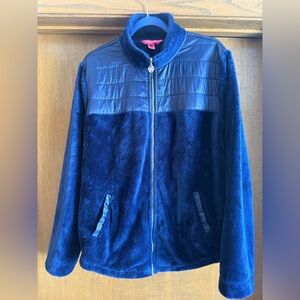 LILLY PULITZER Fleece Jacket with Quilted Accents
